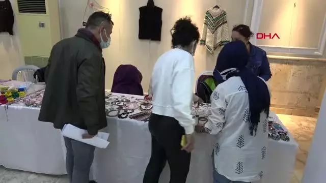 ADANA Şiddet mağduru kadınlar için sergi düzenlendi ADANA Şiddet mağduru kadınlar için sergi düzenlendi