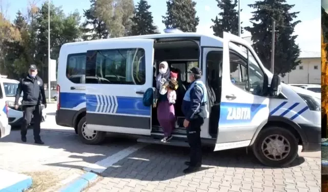 Dilenciler kaçtı zabıtalar kovaladı Dilenciler kaçtı zabıtalar kovaladı