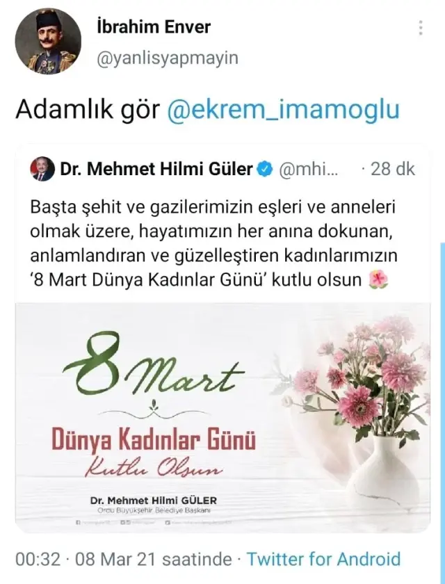 Ekrem İmamoğlu'na Hilmi Güler dersi Ekrem İmamoğlu'na Hilmi Güler dersi