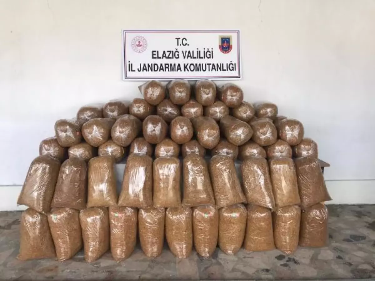 Son dakika haberi... Elazığ'da 426 kilo kaçak tütün ele geçirildi