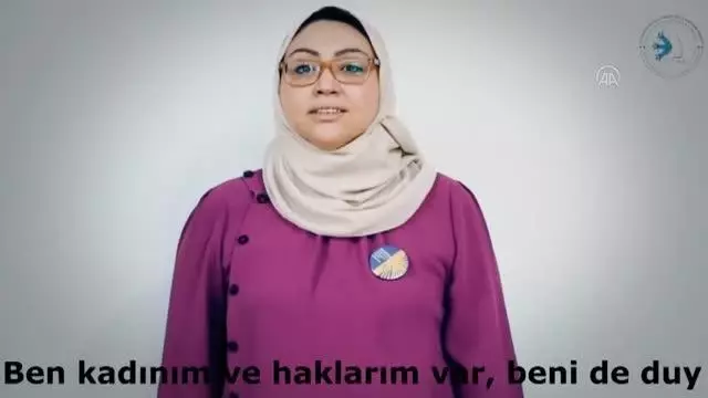 Göçmen kadınlar '8 Mart Dünya Kadınlar Günü' için klip çekti Göçmen kadınlar '8 Mart Dünya Kadınlar Günü' için klip çekti
