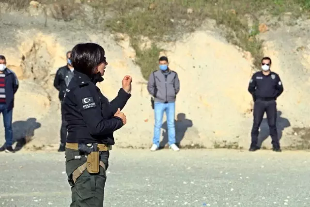 Son dakika haber... Kadın polislerin mermilerin gölgesindeki nefes kesen eğitimi