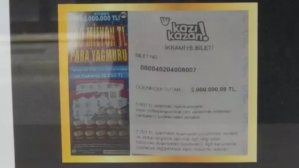 Son dakika haberi | AYDIN 'Kazı Kazan Para Yağmuru'nda Aydınlı gence 2 milyon liralık büyük ikramiye Son dakika haberi | AYDIN 'Kazı Kazan Para Yağmuru'nda Aydınlı gence 2 milyon liralık büyük ikramiye