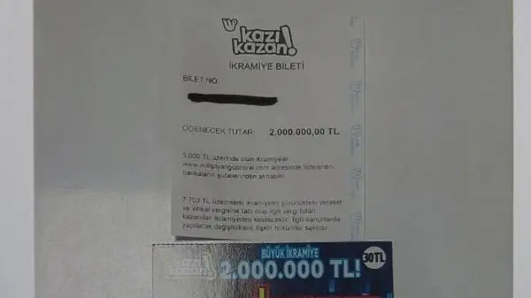 Son dakika haberi | AYDIN 'Kazı Kazan Para Yağmuru'nda Aydınlı gence 2 milyon liralık büyük ikramiye Son dakika haberi | AYDIN 'Kazı Kazan Para Yağmuru'nda Aydınlı gence 2 milyon liralık büyük ikramiye