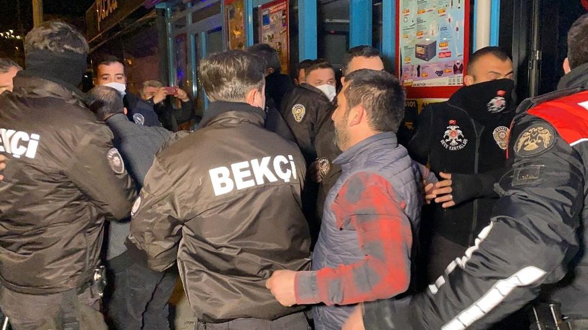Kısıtlamayı ihlal eden 3 vatandaş, bekçilerle tartışıp ortalığı birbirine kattı