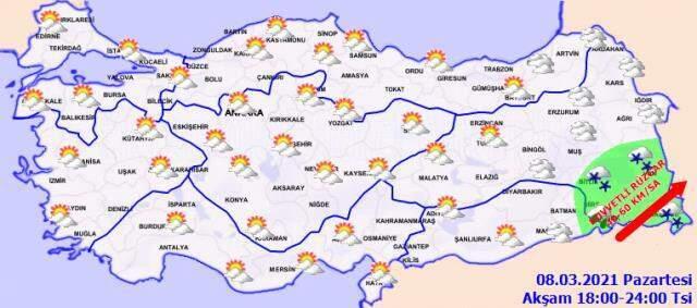 Meteoroloji'den İstanbul dahil 19 il için sarı uyarı Meteoroloji'den İstanbul dahil 19 il için sarı uyarı