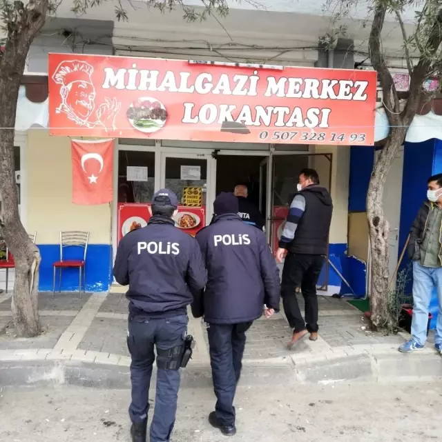 Mihalgazi'de Korona virüs denetimi