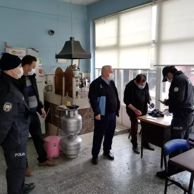 Mihalgazi'de Korona virüs denetimi