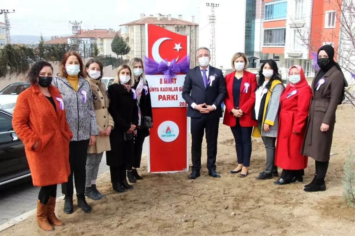 Nevşehir'de 8 Mart Dünya Kadınlar Günü parkı açıldı