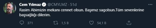 Rasim Öztekin'in vefatı siyaset, sanat ve iş dünyasını yasa yoğdu Rasim Öztekin'in vefatı siyaset, sanat ve iş dünyasını yasa yoğdu