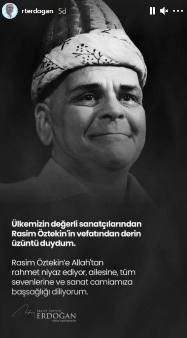 Rasim Öztekin'in vefatı siyaset, sanat ve iş dünyasını yasa yoğdu Rasim Öztekin'in vefatı siyaset, sanat ve iş dünyasını yasa yoğdu