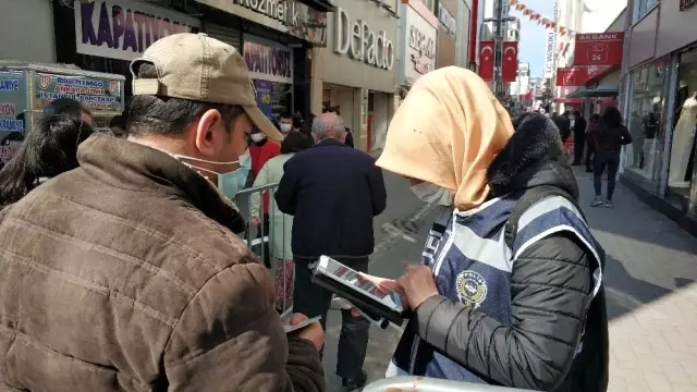 Samsun'da Mecidiye Caddesi'nde HES kodu uygulaması Samsun'da Mecidiye Caddesi'nde HES kodu uygulaması