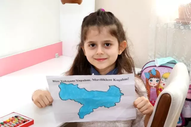 Vali amcalarının çağrısına destek oldular, haritanın rengini değiştirdiler Vali amcalarının çağrısına destek oldular, haritanın rengini değiştirdiler