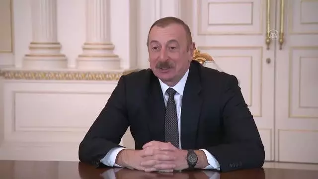 Azerbaycan Cumhurbaşkanı Aliyev, TBMM Dışişleri Komisyonu heyetini kabul etti