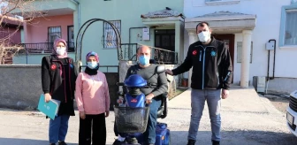 Belediye Başkanı Dinçer'den engelli vatandaşa akülü araç sürprizi