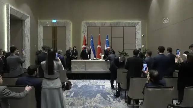 Son dakika... Özbekistan Dışişleri Bakanı Abdulaziz Kamilov, Çavuşoğlu ile ortak basın toplantısı düzenledi Açıklaması Son dakika... Özbekistan Dışişleri Bakanı Abdulaziz Kamilov, Çavuşoğlu ile ortak basın toplantısı düzenledi Açıklaması