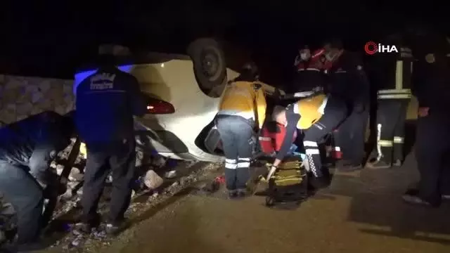 - Fethiye'de takla atan otomobilin sürücüsü yaralandı - Fethiye'de takla atan otomobilin sürücüsü yaralandı