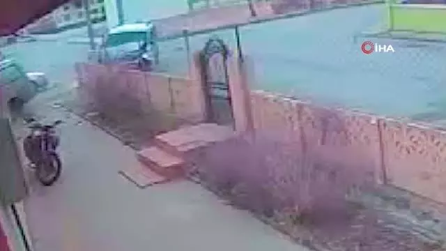 Son dakika haber! Ölümden kıl payı kurtuluş güvenlik kamerasına yansıdı