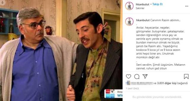 Rasim Öztekin'in ölümü Seksenler dizisi oyuncuları yasa boğdu