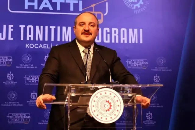 Sanayi ve Teknoloji Bakanı Varank, Kartepe Teleferik Hattı Projesi'nin tanıtım programında konuştu: (2) Sanayi ve Teknoloji Bakanı Varank, Kartepe Teleferik Hattı Projesi'nin tanıtım programında konuştu: (2)