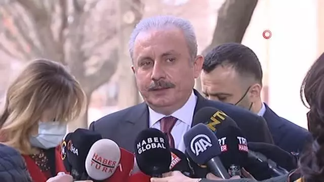 TBMM Başkanı Mustafa Şentop'tan yorum TBMM Başkanı Mustafa Şentop'tan yorum