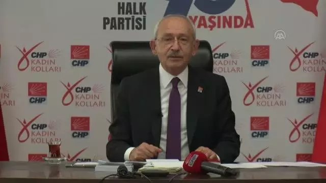 (TEKRAR) ANKARA - CHP Genel Başkanı Kılıçdaroğlu, 7 bölgeden emekçi kadınlarla buluştu (TEKRAR) ANKARA - CHP Genel Başkanı Kılıçdaroğlu, 7 bölgeden emekçi kadınlarla buluştu