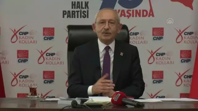 (TEKRAR) ANKARA - CHP Genel Başkanı Kılıçdaroğlu, 7 bölgeden emekçi kadınlarla buluştu (TEKRAR) ANKARA - CHP Genel Başkanı Kılıçdaroğlu, 7 bölgeden emekçi kadınlarla buluştu