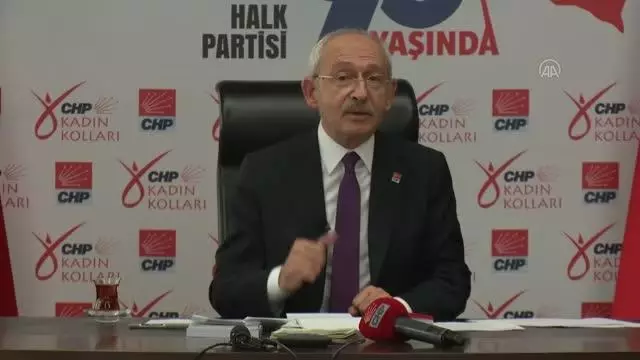 (TEKRAR) ANKARA - CHP Genel Başkanı Kılıçdaroğlu, 7 bölgeden emekçi kadınlarla buluştu (TEKRAR) ANKARA - CHP Genel Başkanı Kılıçdaroğlu, 7 bölgeden emekçi kadınlarla buluştu