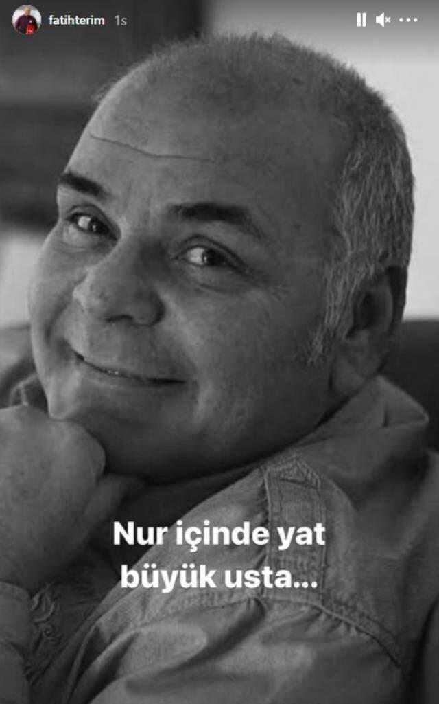 After the death of the master artist Rasim Öztekin, condolence messages came from the sports world After the death of the master artist Rasim Öztekin, condolence messages came from the sports world