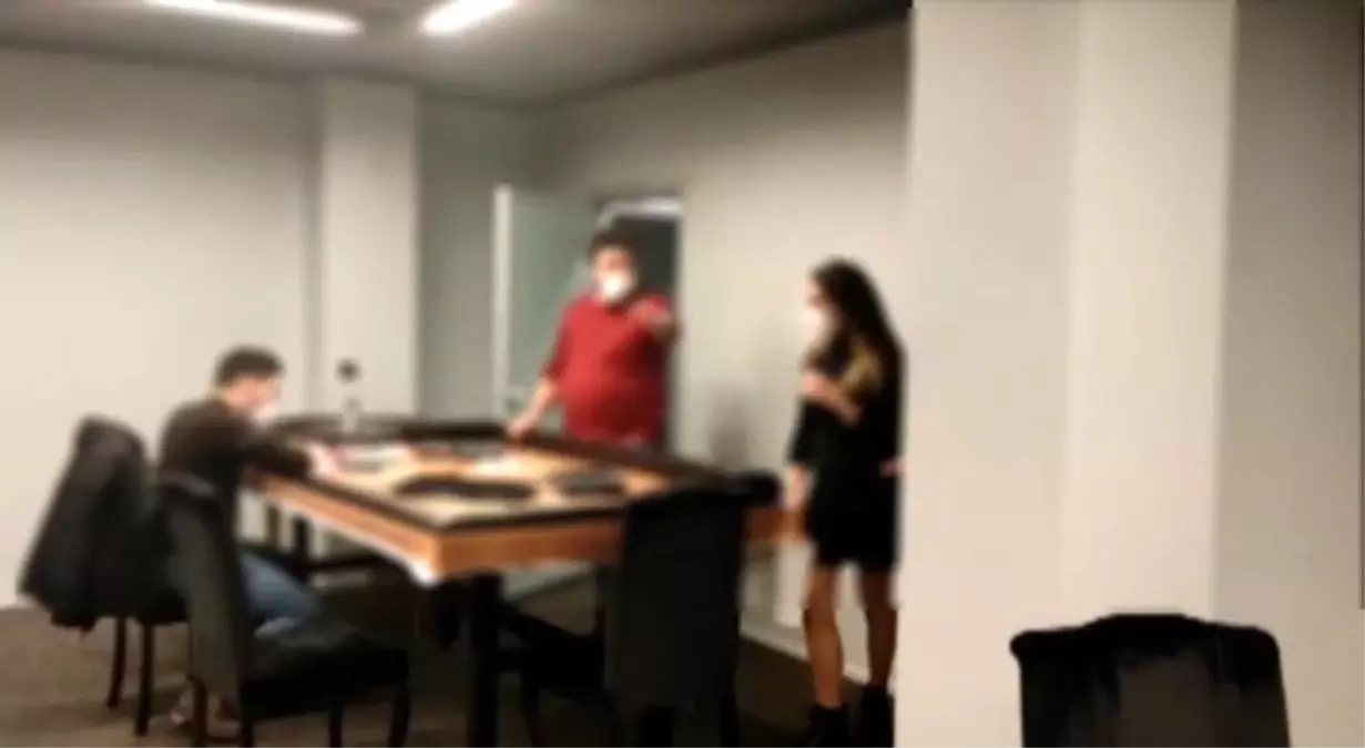 Beşiktaş'ta kumarhane baskını kamerada