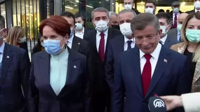 Davutoğlu'ndan Akşener'e nezaket ziyareti Davutoğlu'ndan Akşener'e nezaket ziyareti