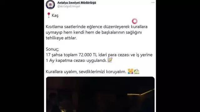 Son dakika haberi... Kısıtlamada eğlenceye polisten ağır fatura Son dakika haberi... Kısıtlamada eğlenceye polisten ağır fatura