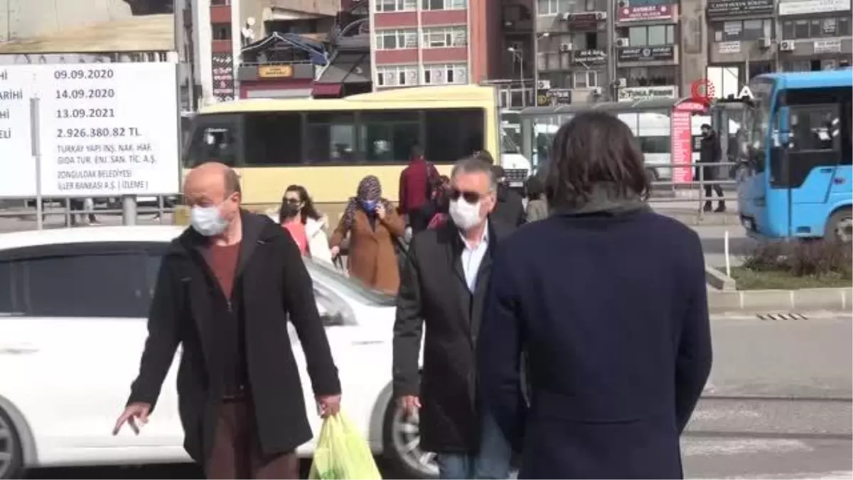 Zonguldak'ta maskeyle geçen bir yılda 39 bin pozitif vaka