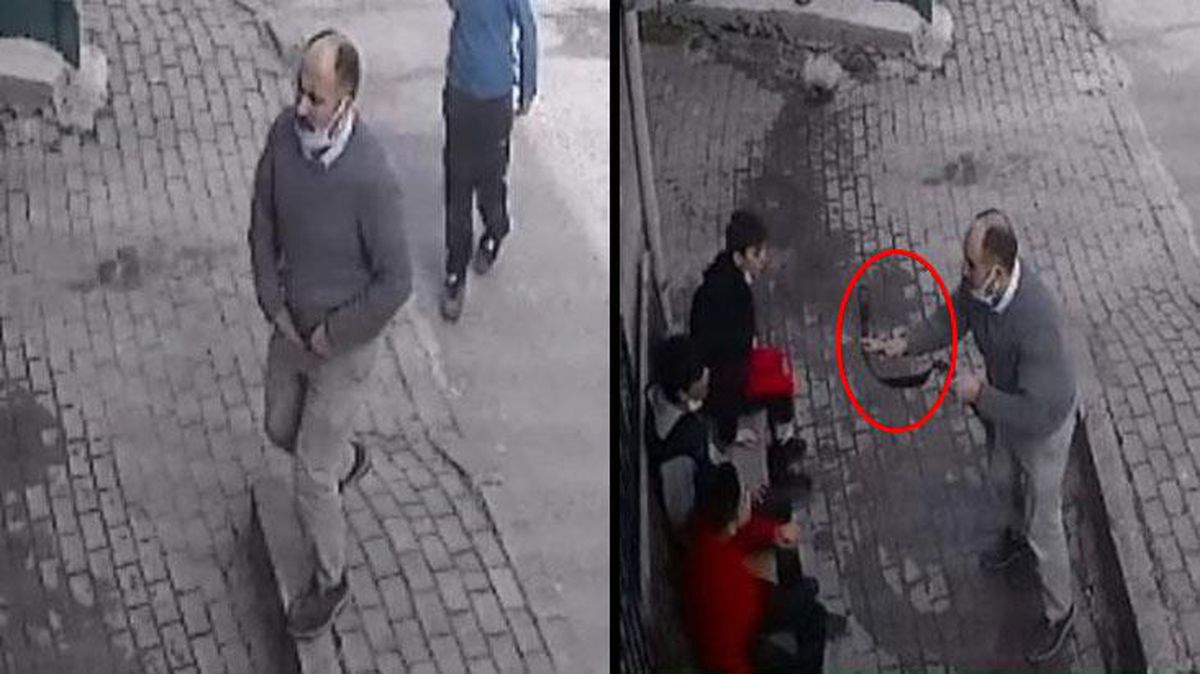 Kimse ne olduğunu anlayamadı! Belindeki kemeri çıkaran adam çocuklara saldırdı
