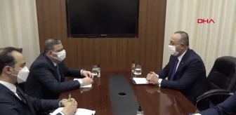 DHA DIŞ 'Bakan Çavuşoğlu, Suriye eski Başbakanı Hicab ile görüştü
