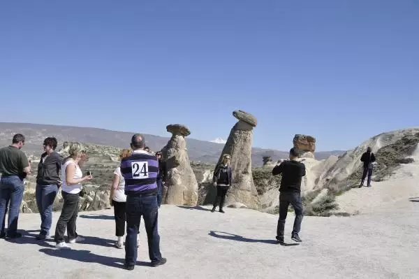 Kapadokya'ya şubat ayında 50 bin 668 turist ziyareti Kapadokya'ya şubat ayında 50 bin 668 turist ziyareti