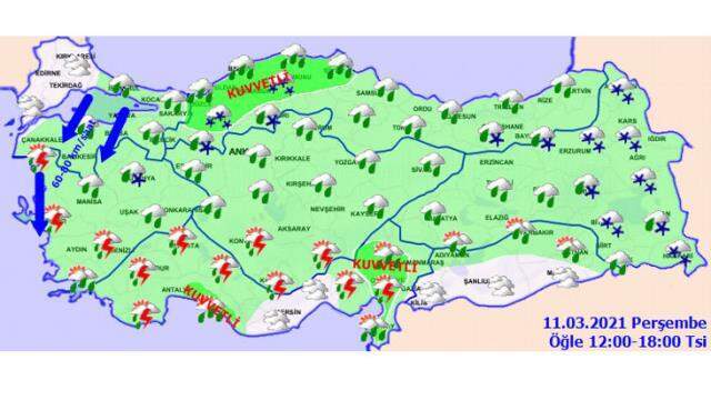 Meteoroloji bölge bölge uyardı! Kuvvetli sağanak yağış geliyor