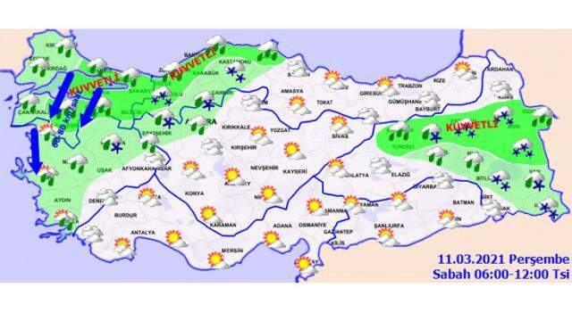 Meteoroloji bölge bölge uyardı! Kuvvetli sağanak yağış geliyor