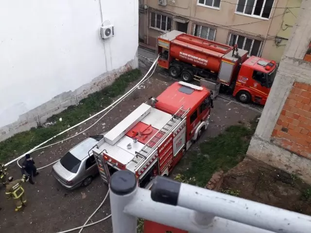 Metruk ev alevlere teslim oldu Haberler