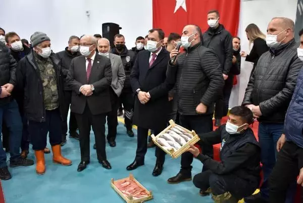 TEKİRDAĞ Tekirdağ Su Ürünleri Toptancı Hali, törenle açıldı