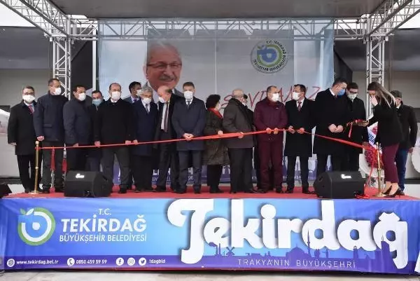 TEKİRDAĞ Tekirdağ Su Ürünleri Toptancı Hali, törenle açıldı