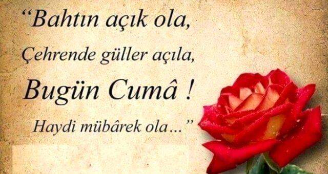2021 Cuma mesajları yazılı kısa ve öz! Resimli güllü hayırlı cumalar mesajları