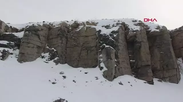 BOLU Milyonlarca yıl öncesine ait bazalt sütunları bulundu