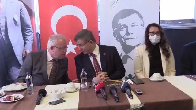 ÇANAKKALE - Gelecek Partisi Genel Başkanı Davutoğlu ÇANAKKALE - Gelecek Partisi Genel Başkanı Davutoğlu