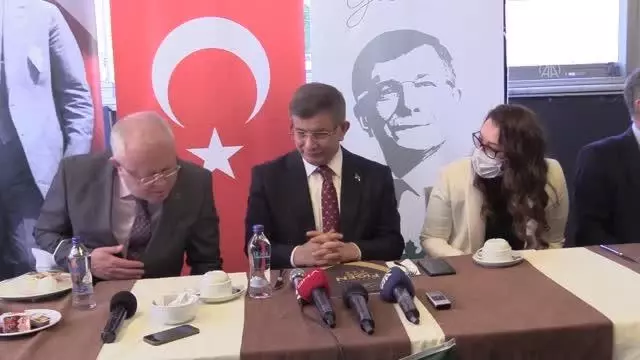 ÇANAKKALE - Gelecek Partisi Genel Başkanı Davutoğlu ÇANAKKALE - Gelecek Partisi Genel Başkanı Davutoğlu