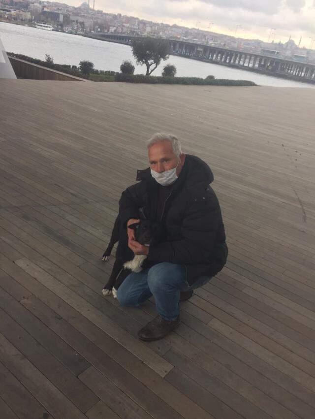 Haliç'te daha önce intihar eden 2 kişiyi kurtaran kaptan, bu defa de denize düşen köpeği kurtardı