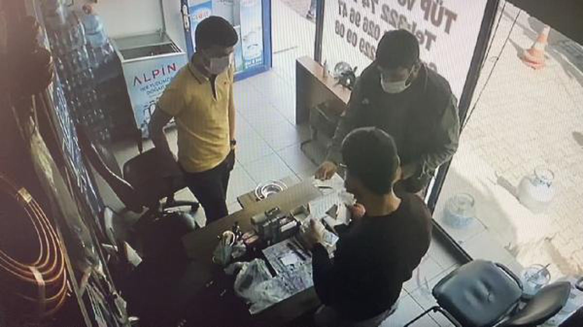 Kameradan belirlenen tırnakçılık şüphelisi 4 kişi yakalandı