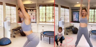Kate Hudson, iki yaşındaki kızı Rani Rose ile spor yaptı