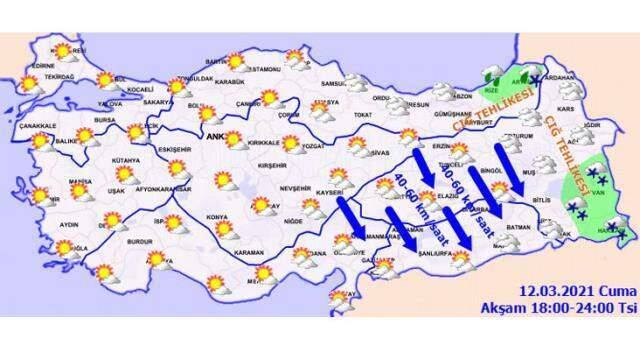 Meteoroloji'den 40 ile sarı, 15 ile turuncu kodlu uyarı! Kar, sağanak yağış ve fırtına geliyor