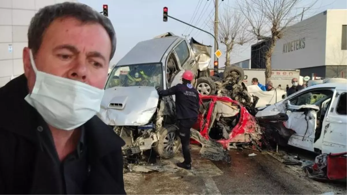 Tırın 20 aracı biçtiği zincirleme kazada yaralı kurtulan sürücü o anları anlattı